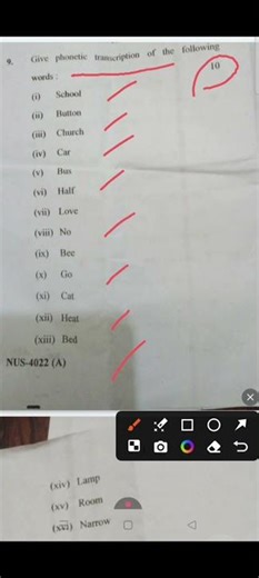 Phonetic Transcription : English Grammar and Phonetics Question Paper Solved 2026