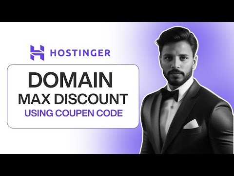 Hostinger Domain Coupon Code 2025 - 💰 Save 91% Big on Hostinger Hosting Discount