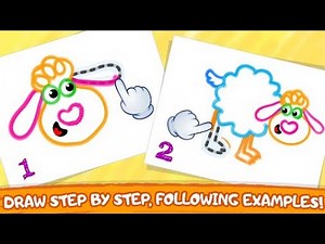Bini ABC Games Drawing. Cute Picture's For Toddlers and Kids