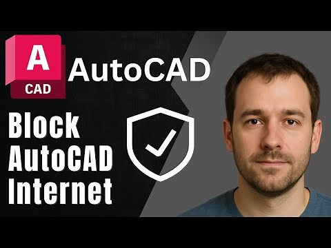 How to Block AutoCAD from Accessing the Internet (Windows Firewall Setup 2025)