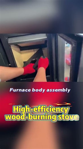 How We Build a High-Efficiency Wood Burning Stove | Furnace Body Assembly Process #woodburningstove