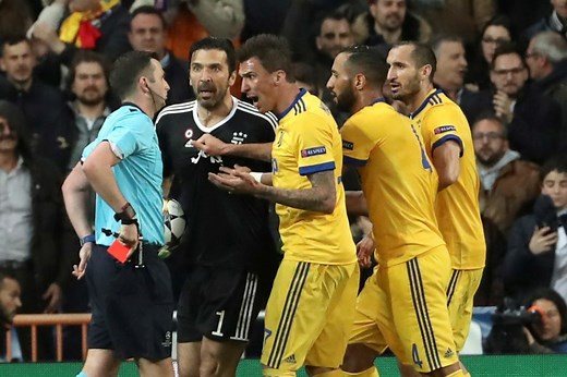 Buffon on Real Madrid red card: Proudest moment, someone punched referee - Football Italia
