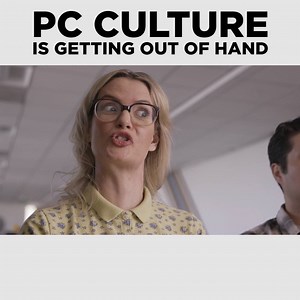 3.2M views · 17K reactions | Politically correct isn't really politically correct anymore...that's technically a microaggression. | CollegeHumor | Facebook