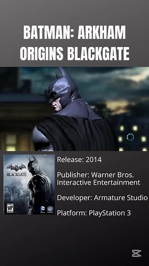 Playstation 3 Batman Arkham Origins Blackgate Gameplay