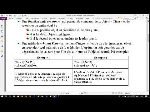 Exercice 1 sur les classes en C++ partie 2