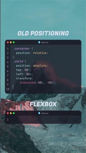 How to center a div in CSS: Old vs. Flexbox! ✨🚀 #CSS #Flexbox #WebDev