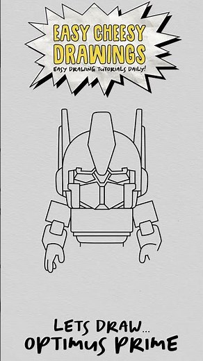 How to Draw OPTIMUS-PRIME 🚚 (Transformers: Rise of the Beast) | Easy Step-By-Step Drawing Tutorial