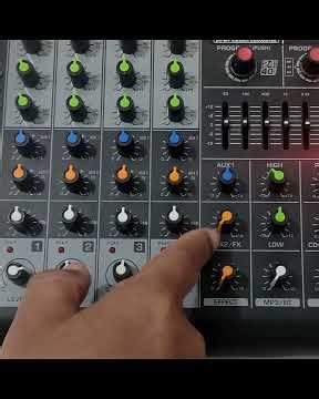 Understand the aux/FX knob on your mixer! #mixersettings #mixereffects #aux #fx #cheapmixer