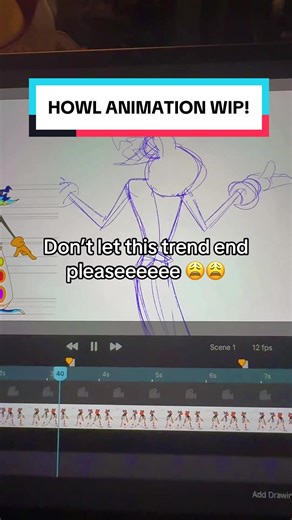 Howl in an animation meme YIPPEEE!!! ✨ Round 2 of me figuring out how to animate on toonsquid 😭 ✌🏽 - - #tadcoc #tadcmuser #tadchowl #arttrend #fyp