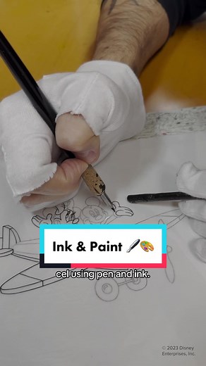 Take a look at how our Ink & Paint Department created a limited-edition cel to celebrate 100 years of Disney Animation! 🖋🎨 For more details on where to find this cel, visit the Disney Parks Blog. #DisneyAnimation #WaltDisneyAnimation #Disney #Animation #InkandPaint #disney100
