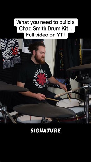 Building a Chad Smith Drum Kit | #shorts #drums #demo #chadsmith #rhcp