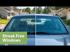 How To Clean Car Windows With NO Streaks!