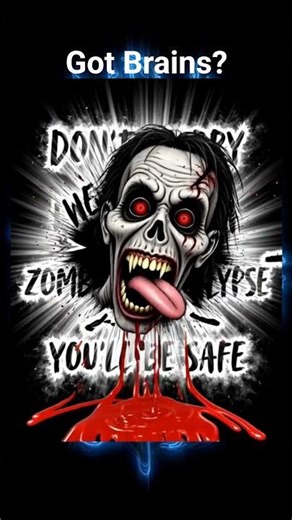 ZOMBIE APOCALYPSE Humor Don't Worry T-shirt Display Video #shorts