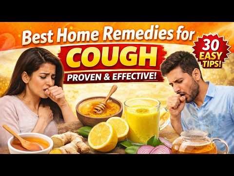 Cough Home Remedies 🤧 | 30 Easy & Effective Tips to Stop Cough Fast