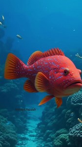 Beautiful, rare, and highly valuable. This is the blue-spotted grouper — one of the most sought-after fish in the world. 🌊✨ #UNDERWATERworld #grouperfis #AiVisualization | Anindya Fauziah