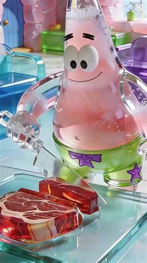 Spongebob in the Glass World!