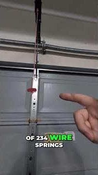 One Size Spring Won't Fix Your Entire Door #GarageDoor #Problem #Shorts
