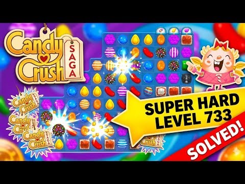 How to Beat Level 733 in Candy Crush 🧠 (Super Hard Solved) #level733