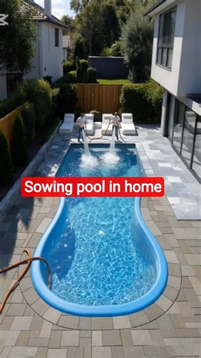 Ghar ke andar luxury swimming pool ka sapna ab haqeeqat ban gaya | Amazing pool transformation!