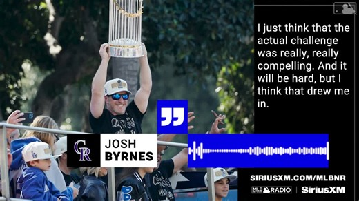 Josh Byrnes on joining Rockies front office