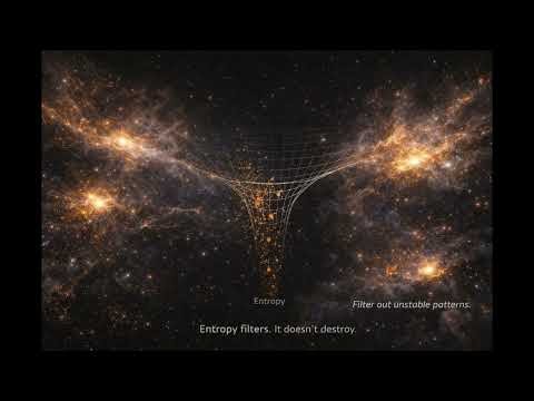 Episode 23 — Entropy Reframing Why entropy filters structure instead of destroying it