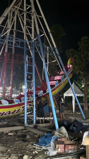 Pasar malam Bulusan di bongkar#korakora