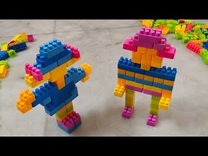 Satisfying DIY Robot ASMR/building blocks/block game/lego building block #asmr#buildingblocks#lego