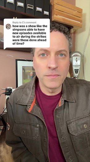 Replying to @C how was the simpsons able to air new episodes during the writers strike? #simpsons #animationwriter #animationguild #animator #showrunner @MichaelJaminWriter