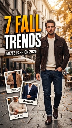 7 Men's Fashion Trends for Fall 2026 You Need to Know!