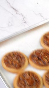 Gooey Pecan Pie, but make it bite size 🤏! Enjoy these soft and decadent, Pecan Pie Cookies. 😋 | Karo Syrup