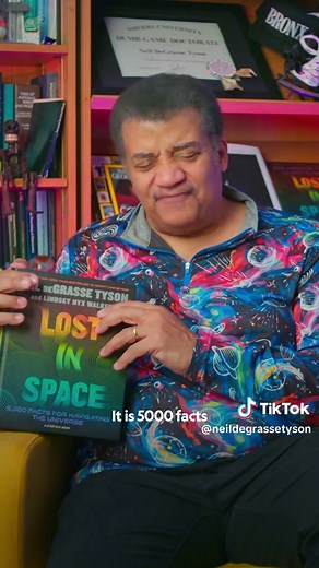 How many facts does it take to explain the universe? Apparently, 5,000 🌌 Get Lost in Space with Neil deGrasse Tyson and Lindsey Nyx Walker and explore everything from Earth's core to the farthest reaches of the cosmos link in bio 🔗 to get your copy now! #StarTalk #LostInSpace #BookTok#SpaceTok #ScienceTok