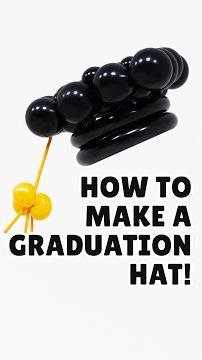 How to make a Graduation hat PERFECT for any display!
