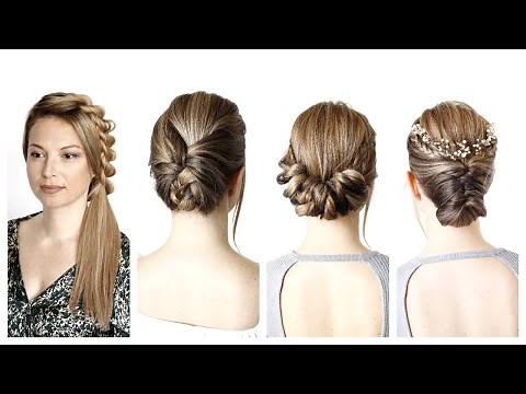 5 Easy Updos for Medium to Long Hair perfect for Prom, Wedding