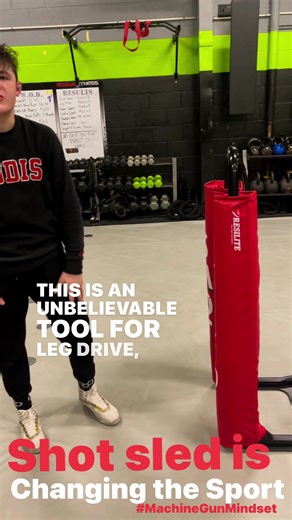 The Shot sled is changing Wrestling. I love working leg drive after workouts when all my partners leave. #TrainLikeAChampion #MachineGunMindset | The Bassett Brothers