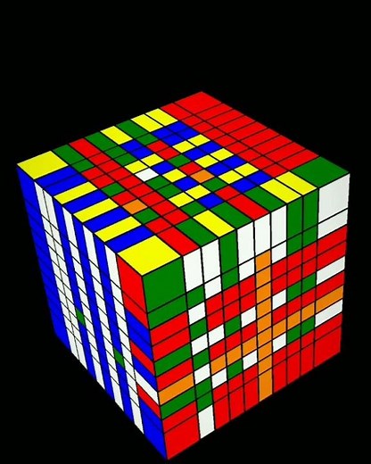 10x10 Rubik's Cube How To Solve#rubikscube #cubing #puzzle #cubing #2023