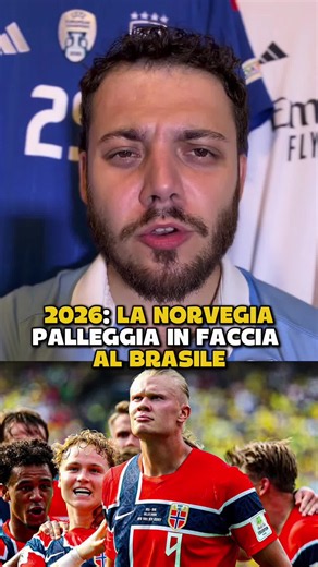 È tutto vero: la Norvegia elimina il Brasile dai Mondiali 2026 e dimostra (ad oggi) di essere più forte di molte 🇳🇴👇🏻 🦾La storica doppietta di Erling Braut Haaland spedisce a casa il Brasile di Carlo Ancelotti, che nel primo tempo fallisce un calcio di rigore con Bruno Guimaraes. Per Haaland sono 62 in 54 con la Nazionale della Norvegia. 🇧🇷Unica consolazione per il Brasile: il gol su rigore di Neymar Junior, che saluta così il Mondiale. 🇳🇴La Norvegia non è una sorpresa: ci aveva umiliat