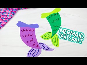 Mermaid Tail Craft For Kids