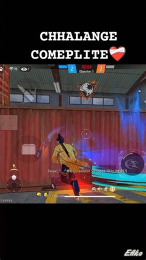CHALLANGEComplete ❤️‍🩹 #freefire #shorts #challenge