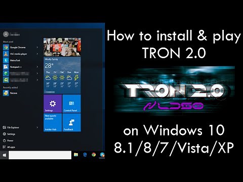 How to install and play TRON 2.0 on Windows 10/8.1/8/7/Vista/XP