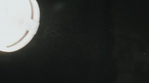 Mysterious Light and Dust in Dark Background