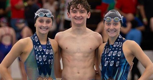 Olberding triplets lead Panthers' podium efforts at state swimming meet
