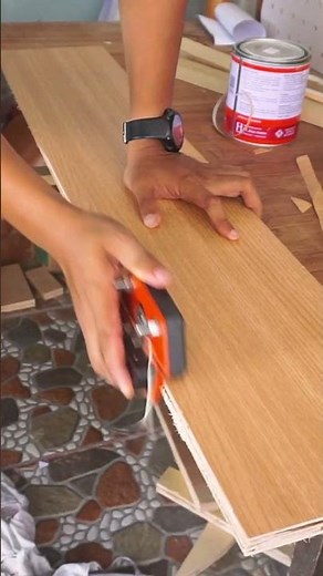 The Easiest Way to Smooth PVC Sheet Edges #woodworking #woodscraft #diy