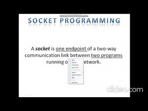 socket programming in java