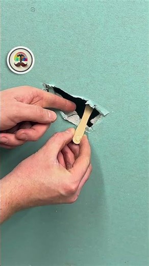 Clean Drywall Repair with Simple Materials!