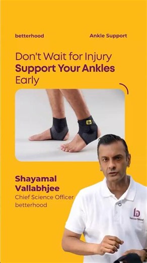 Don't Wait for Injury ⚠️ | Support Your Ankles Early | betterhood Ankle Support