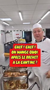 On mange quoi à la Cantine après Le Brevet ? #college #recette #food #restaurant | ChefRaknor