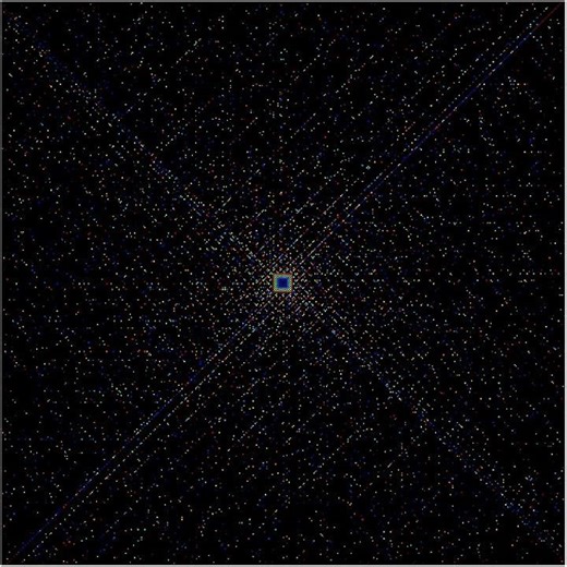 Ulam Number Spiral #animation #art