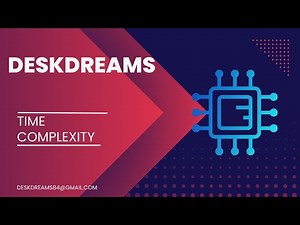 Time Complexity | DeskDreams