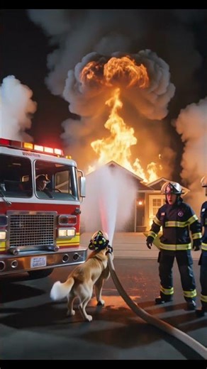 That dog saved the house from burning down 🚒🔥🐶