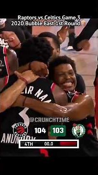 OG Anunoby UNREAL Game Winner against Celtics in Bubble 😱 #nba #raptors #jaysontatum